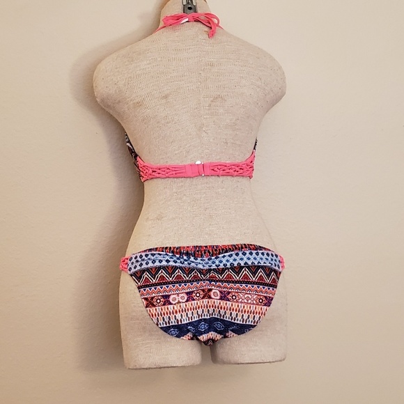 Bikini blue pink bottom and top - Picture 3 of 3